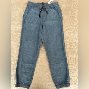 J. Crew Point Sur Seaside Chambray Joggers